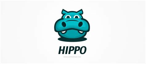 30+ Cute Examples Of Hippo Logo Designs | Naldz Graphics