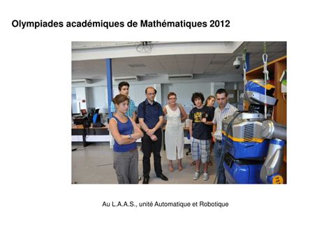 PPT Olympiades académiques de Mathématiques 2012 PowerPoint