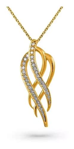 Colar Ouro Feminino Diamante Brilhante Delicado Luxo Octopus