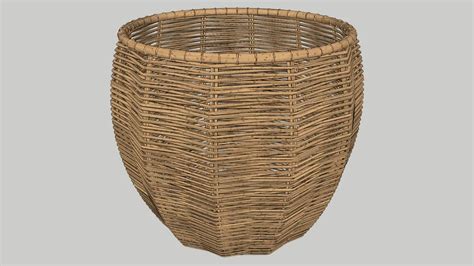 Rattan Basket 3d Warehouse