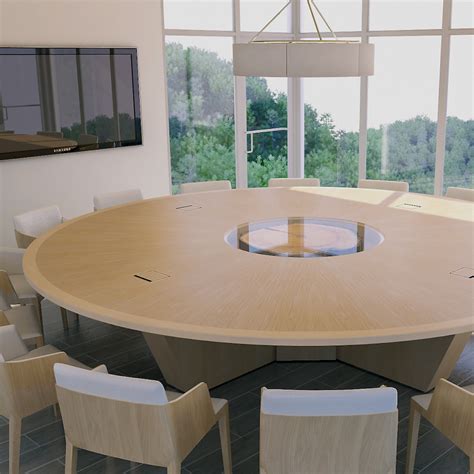 Unique Round Conference Table | Paul Downs Cabinetmakers