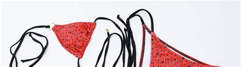 Watermelon Spotted Tied Side String Bikini