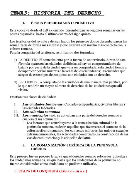 Copia De TEMA 2 Historia DEL Derecho TEMA3 HISTORIA DEL DERECHO 1