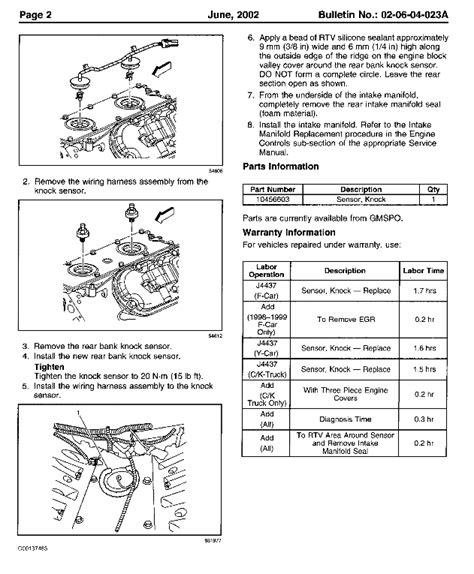 2004 Silverado Knock Sensor Wiring Diagram To The Pmc Knock