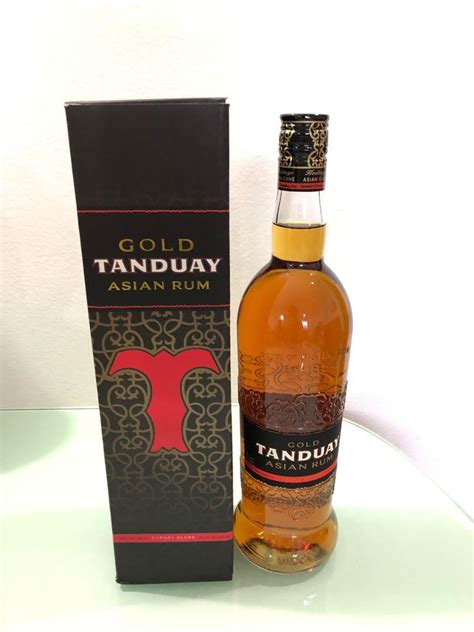 Tanduay Rum Food Drinks Alcoholic Beverages On Carousell