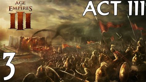 Age Of Empires Iii Act 3 Mission 3 The Boneguards Lair Youtube