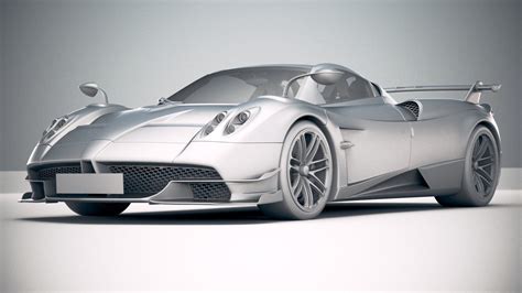 Pagani Huayra Roadster 2020 3d Модель 149 3ds C4d Fbx Lwo Ma