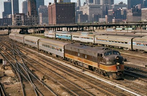 Railroads, Chicago-style, Amtrak trains departing Chicago Union Station ...