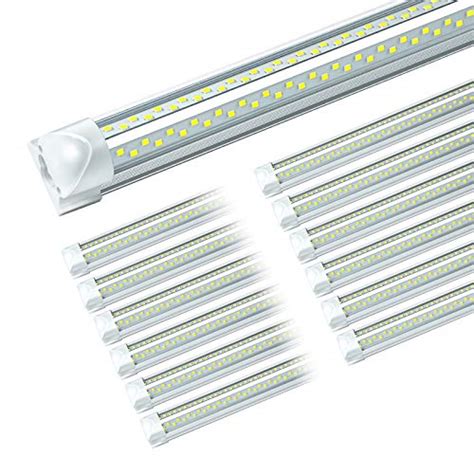 ONLYLUX 8ft LED Shop Light, 8' 100W 15000lm 6000K (12 Pack), 8 Foot led ...