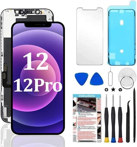 For Iphone 12 12 Pro Screen Replacement Kit Full Hd Lcd 6