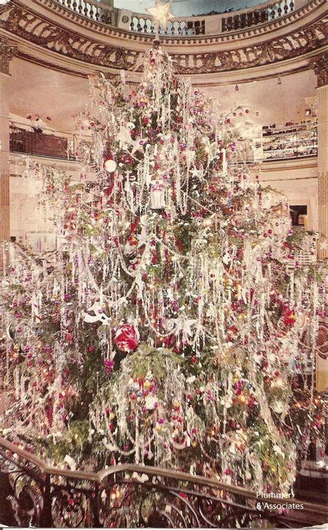 Christmas Tree 1950slook At That Tinsel Fall Into Winter Pinterest Trees