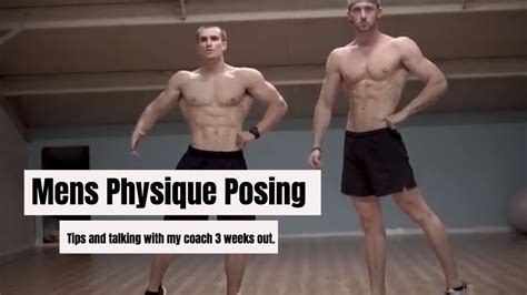 Mens Physique Posing Tips 3 Weeks Out YouTube