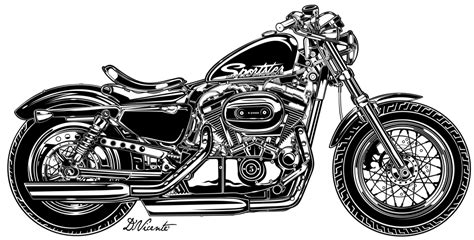 Motorcycles Illustrations On Behance