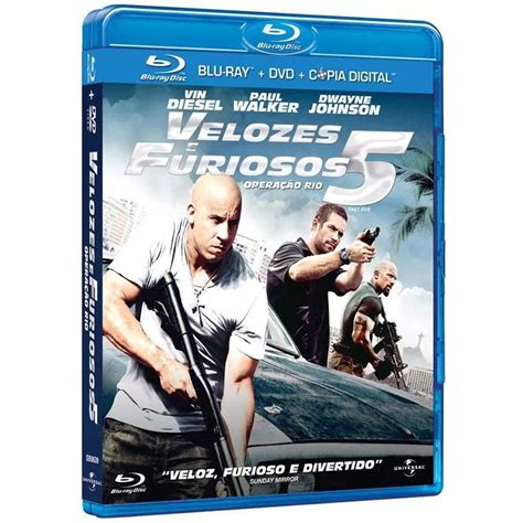 Blu Ray Velozes E Furiosos 5 Operação Rio no Shoptime