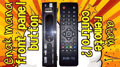 Tombol Panel Depan Stb Dvb T Atau Tombol Remote Control Lebih Mudah