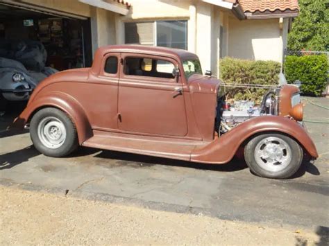 1934 Plymouth Coupe Hot Rod Gasser Street Rod All Steel For Sale Photos Technical