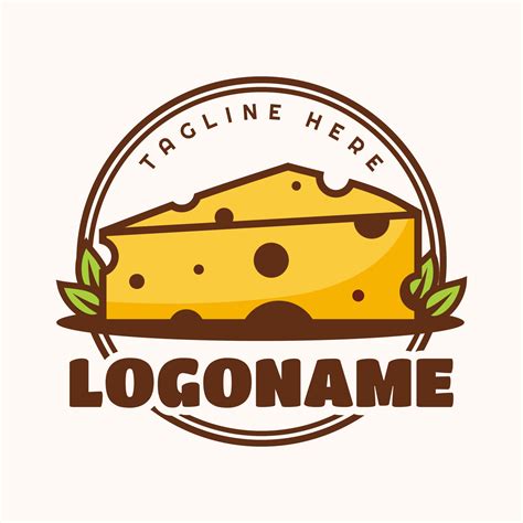 Cheese logo template, suitable for restaurant, cheese production and ...