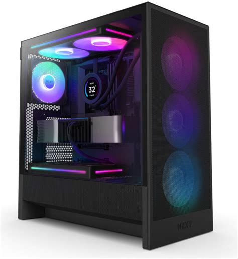 NZXT H5 Flow RGB 2024 Edition Compact ATX Mid Tower Airflow Case 1x