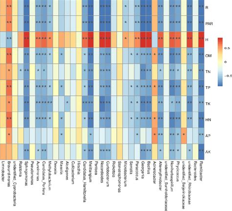 Spearman Correlation Analysis Heat Map Between Relative Abundance Of Download Scientific