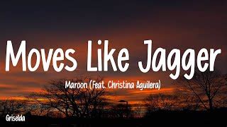 Maroon 5 - Moves Like Jagger (Lyrics) ft. Christina Aguilera Chords ...