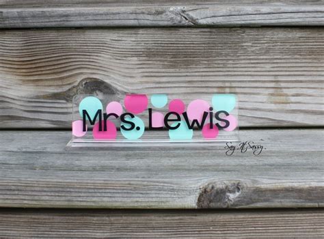 Personalized Name Plate Personalized Nameplate Acrylic Name | Etsy