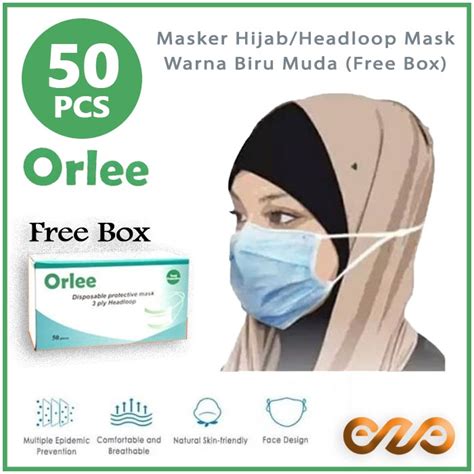 Jual Masker Merk Orlee Ply Ply Earloop Headloop Medis Kemenkes