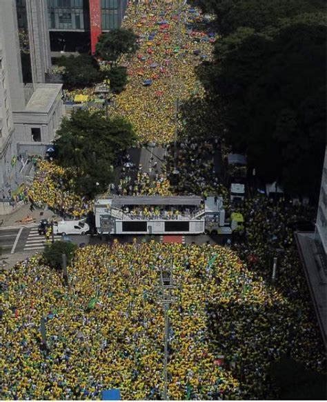 No ápice Ato De Bolsonaro Na Paulista Teve 600 Mil Pessoas Giro