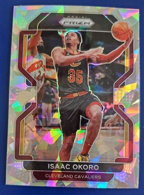 Panini Prizm Isaac Okoro Cleveland Cavaliers Cracked Ice Prizm