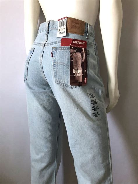 Vintage 90s Deadstock Levis 505 Jeans Light Wash Etsy Levis 505 Jeans Levi Vintage Levis