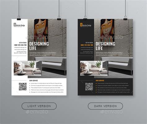 Interior Design Flyer Template | Template Collections