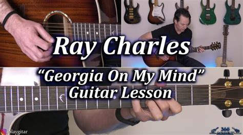 Ray Charles Georgia On My Mind Guitar Lesson Electric Guitar Lessons