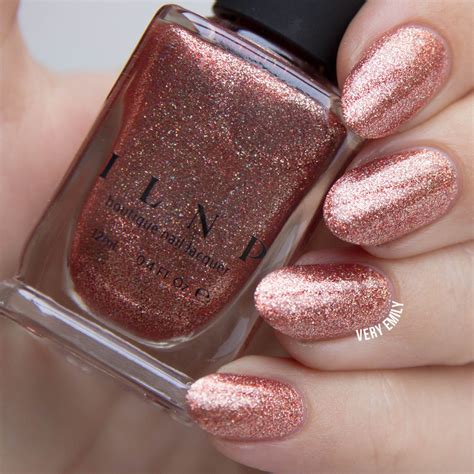 Copper Top Copper Holographic Ultra Metallic Nail Polish By Ilnp