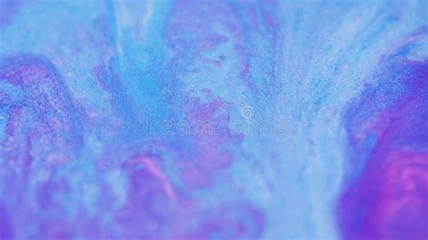 Acrylic Paint Spill Sparkling Fluid Purple Pink Stock Photo Image Of