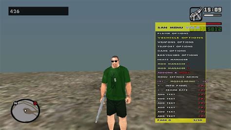 GTA San Andreas New Cheat Menu Download For Pc