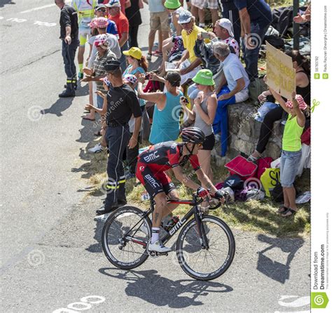 De Fietser Damiano Caruso Op Col Du Glandon Ronde Van Frankrijk