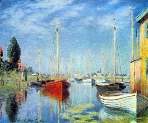 Barche A Vela Di Claude Monet Quadri E Stampe It