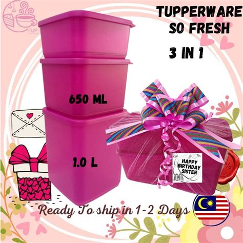 Hadiah Tupperwarereka Wish Card Tapuware Hadiah Tupperware So Fresh