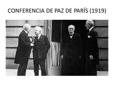 Conferencia de Paz en París 1919 EcuRed