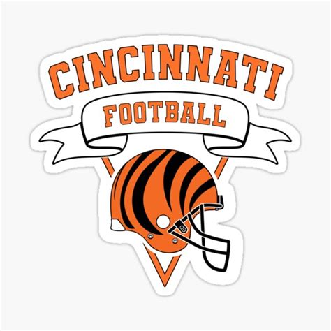 "Bengals Vintage Football" Sticker for Sale by gusbebasgus | Redbubble