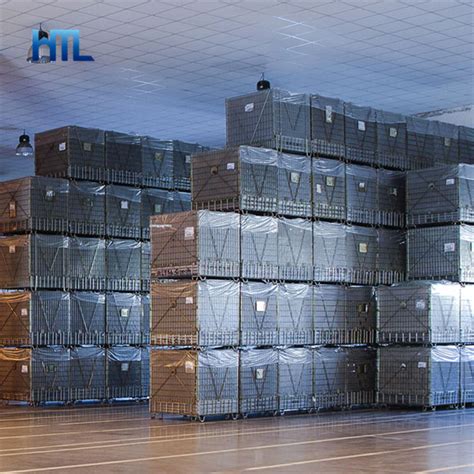 customized hot dip galvanized warehouse stackable metalic box