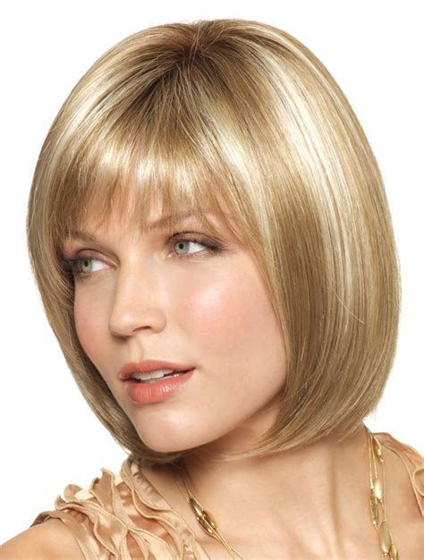 Bob Style Lace Front Wigs Chin Length Blonde Discount 11 Straight Bob