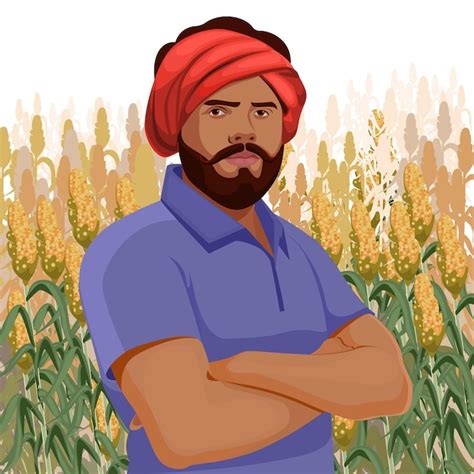 Indian Farmer Icon