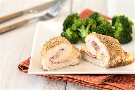 Healthy Baked Chicken Cordon Bleu Recipe Hungry Girl