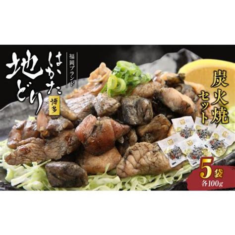 ふるさと納税 福岡県 久留米市 福岡ブランド「はかた地どり」 炭火焼セット100g×5袋入） 5450599 ふるさとチョイス