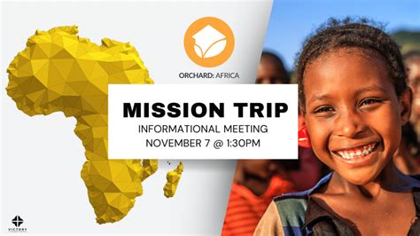 South Africa Mission Trip Info Meeting | Victory Lutheran Church