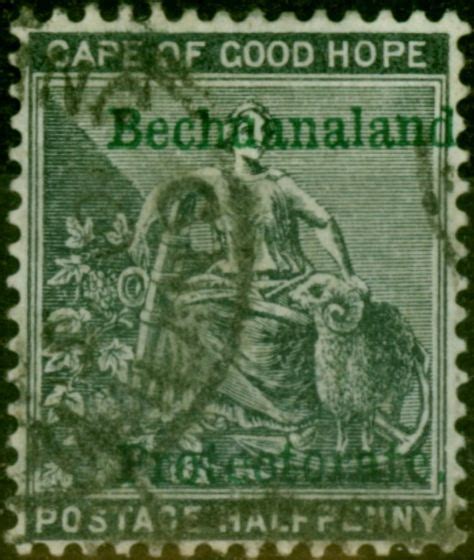 Bechuanaland 1888 1 2d Grey Black Sg52 Fine Used Stamps Empire Philatelists