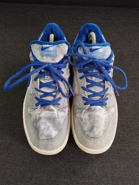 Nike Sb Dunk Low Border Blue On Carousell