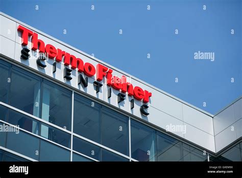 A Logo Sign Outside Of The Headquarters Of Thermo Fisher Scientific In