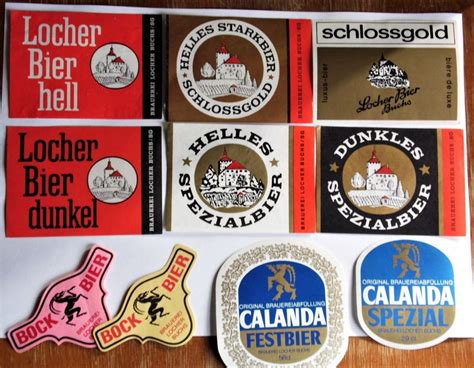 Etiketten Bier Brauerei Locher Buchs SG Kaufen Auf Ricardo