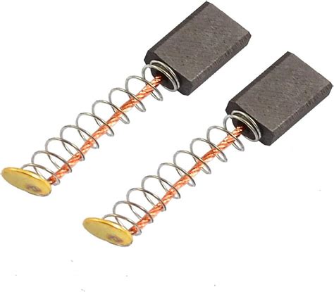 New Lon0167 2 Pcs 4mm X 7mm X 11mm Generic Electric Motor Power Tool Part Carbon Brush2 Stück